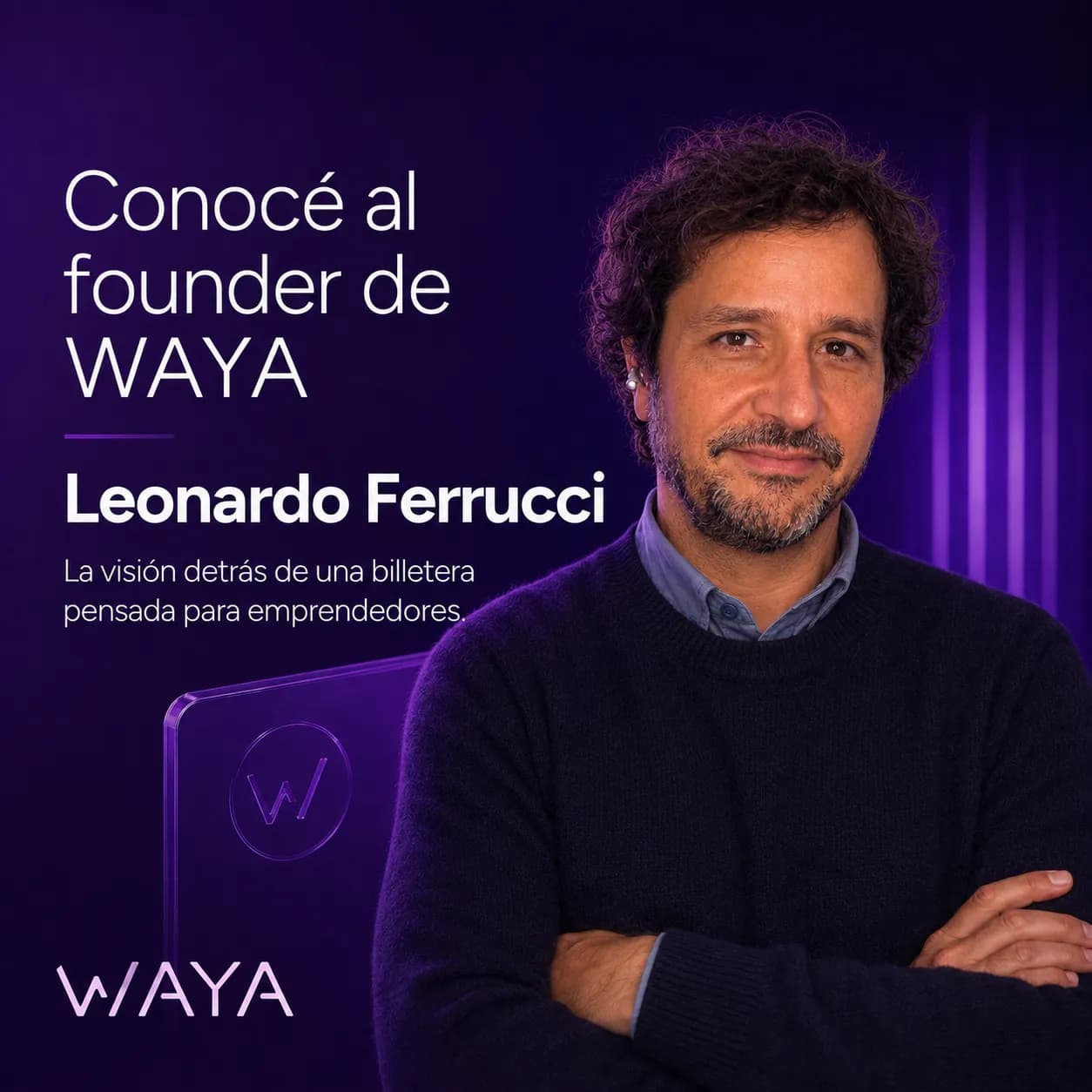 Leonardo Ferrucci, economista y fundador de Waya Leonardo Ferrucci, economista y fundador de Waya